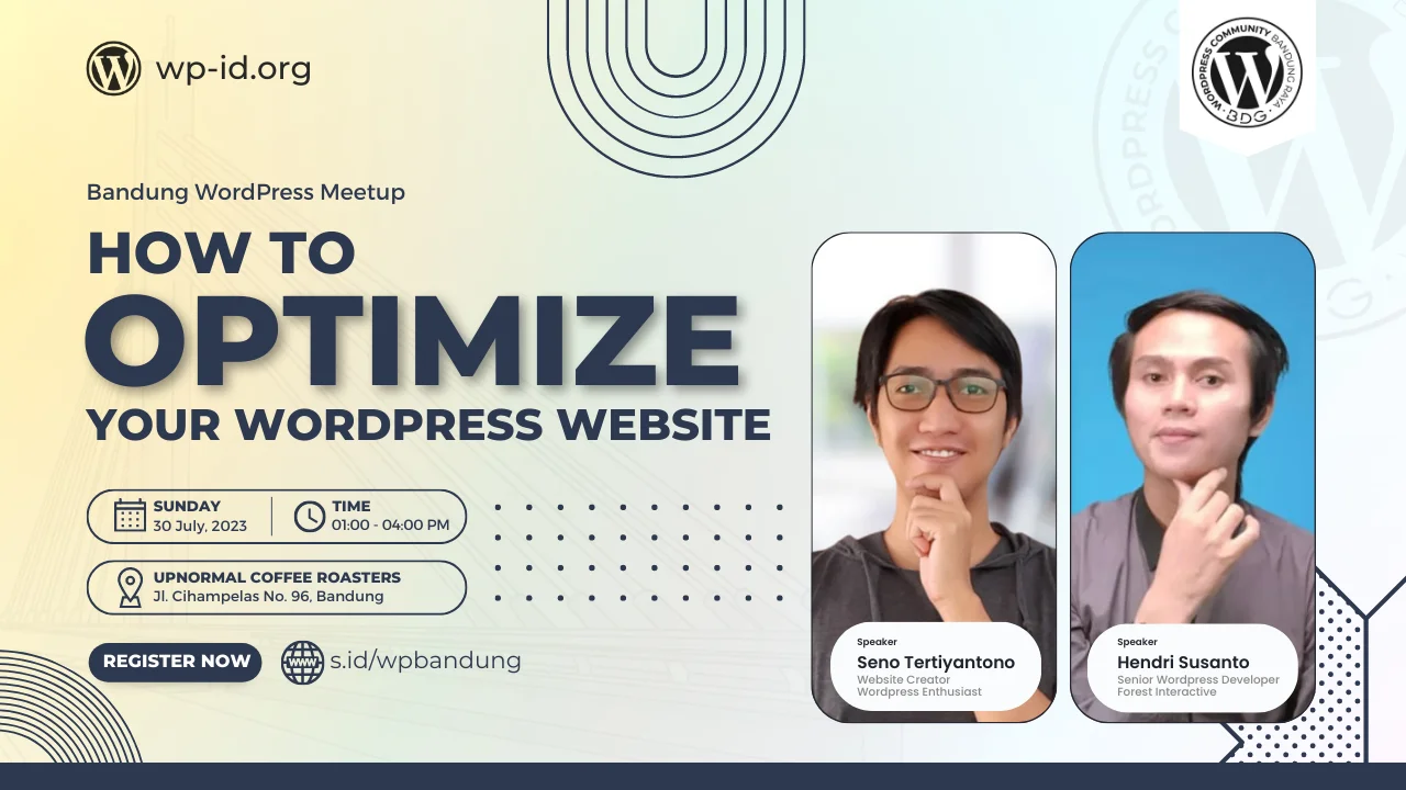 MeetUp WP Bandung_How to Optimizing Your WordPress Website